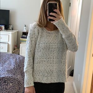 lightly used!! black speckled sweater